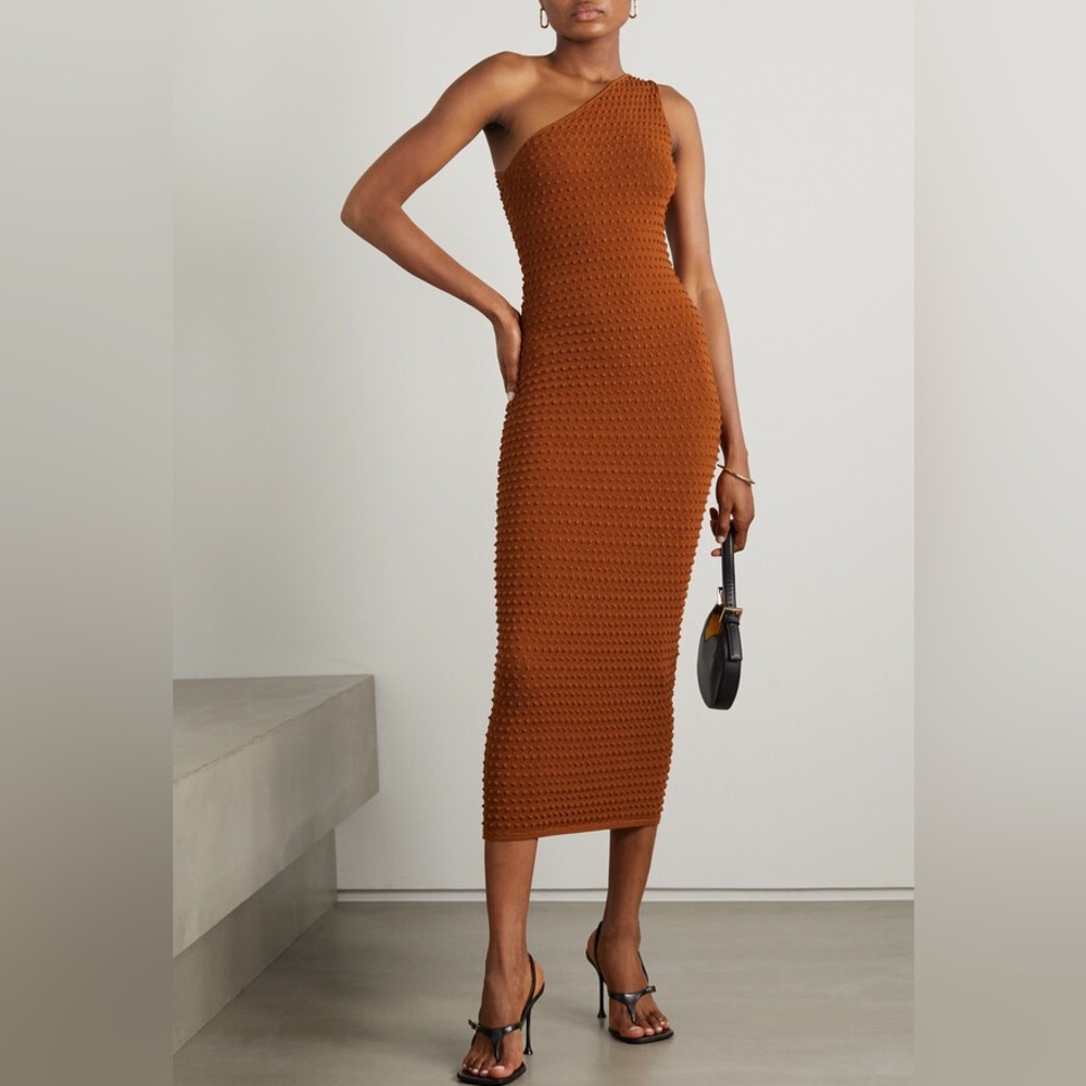 Helmut Lang Mini Spike Midi Dress